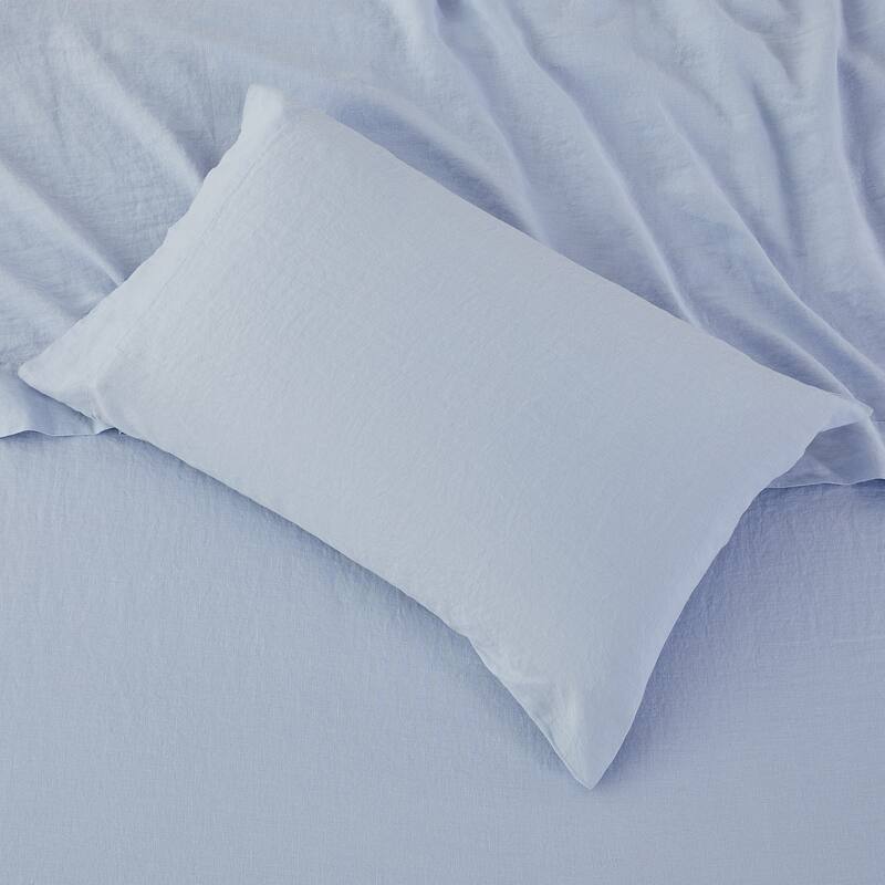 Belgian Linen Collection Sheet Set (3 Color - Blue/ Natural/ White)