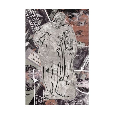 Graffiti Sculpture VI (45 x 60) Canvas Art Print