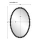 preview thumbnail 2 of 5, Uttermost 09876 Serna 20" W x 30" H Oval Framed Bathroom Mirror