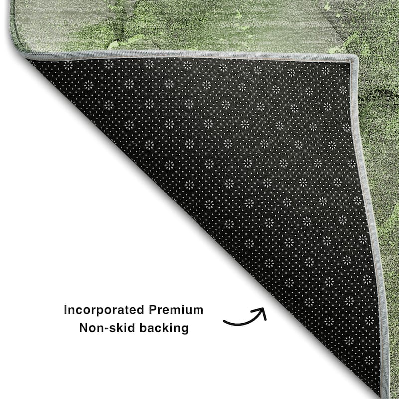 Premium Washable Super Soft Contemporary Watercolor Mayfield Rug