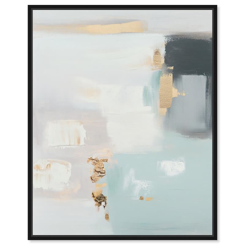 Misty Luxe I Canvas by Art Remedy - 20" x 24" - Black