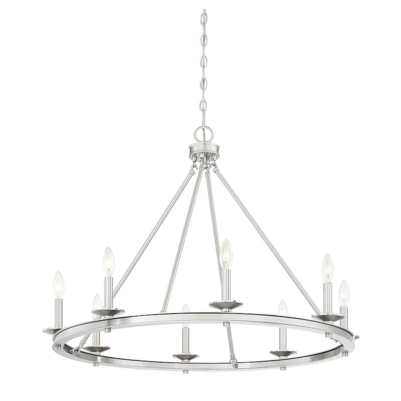 Savoy House Middleton 8 Light 33" Wide Taper Candle Chandelier