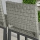 preview thumbnail 24 of 24, Plymouth Patio Aluminum 30-inch Outdoor Wicker Bar Stools (Set of 4) by Coruvs