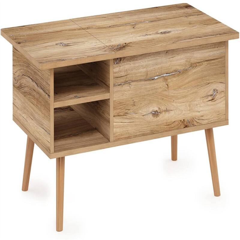 Coffee Table with Hidden Compartment - 18.9"D x 35.4"W x 23.7"H