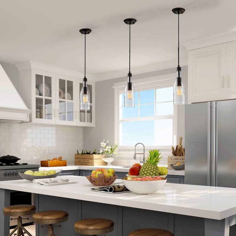 The Gray Barn Heavenly Winds 1-light Glass Hanging Pendant Lights - D5" x H11.2"