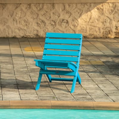 Versailles Fully Assembed All-Weather HDPE Outdoor Folding Patio Chair
