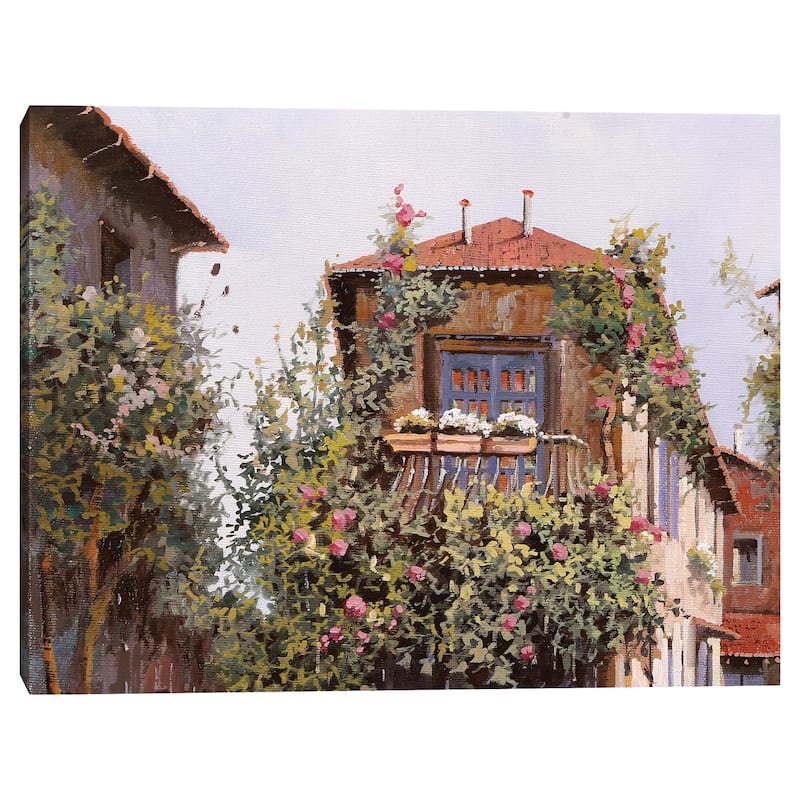 Salitella a Cagnes by Guido Borelli Canvas Art Print