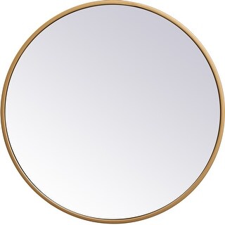 Elegant Lighting Eternity 18" Diameter Circular Beveled Metal Framed