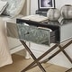preview thumbnail 8 of 20, Camille X Base Mirrored Accent Campaign Table by iNSPIRE Q Bold