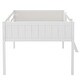 preview thumbnail 16 of 16, Wood Low Loft Bed w/Ladder,Ladder Can Be Placed On The Left Or Right