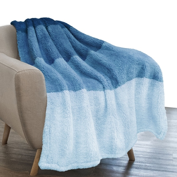 Ombre hot sale fleece blanket