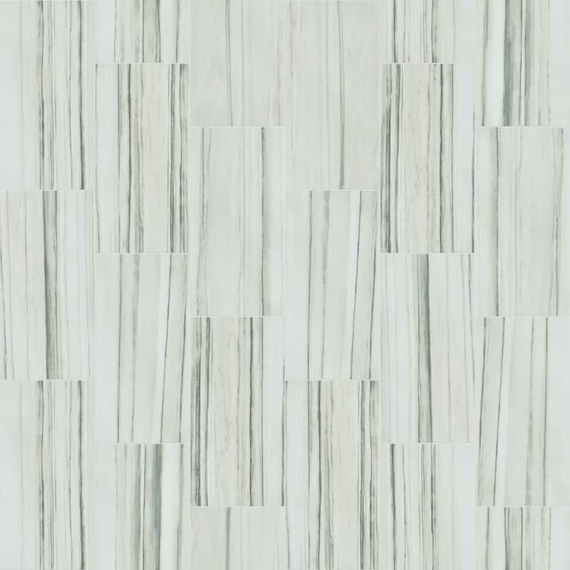 Shaw CS34W Range - 12" x 24" Rectangle Floor Tile - Matte Marble - Zebrino
