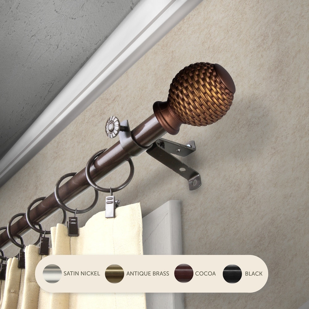 InStyleDesign Norty Adjustable Curtain Rod 13/16 inch dia.