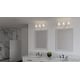 preview thumbnail 5 of 3, Kelsey Glen 3-Light Polished Nickel Vanity Light - Polished Nickel
