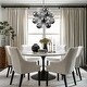 preview thumbnail 4 of 10, 12-Light Modern Globe Glass Kitchen Island Pendant Sputnik Chandelier with Black Smoke Glass Globe - W24"