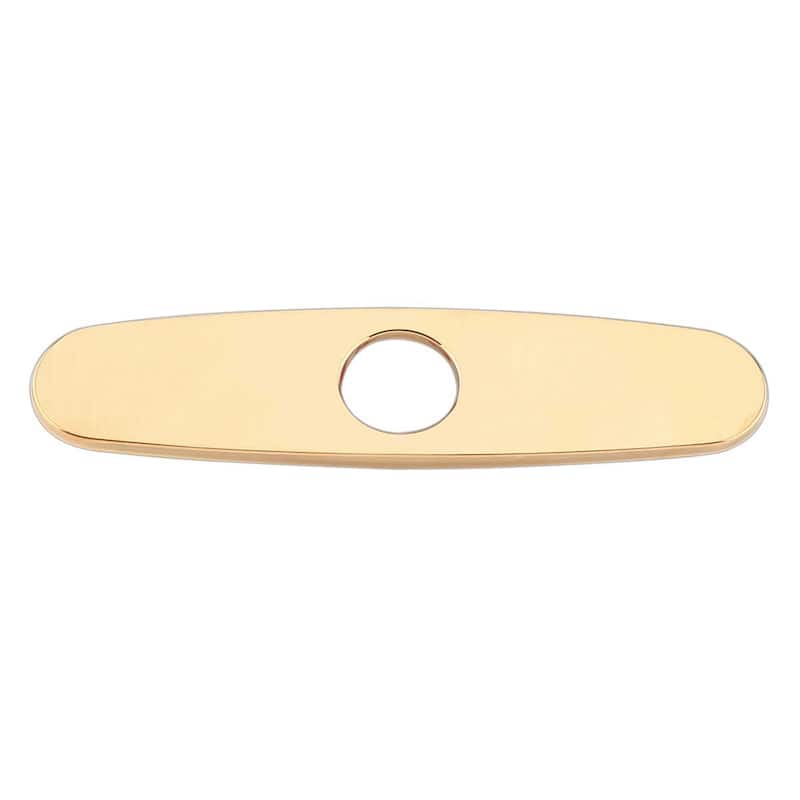 Faucet Hole Cover Plate Brass Widespread 8" PVD Everlasting Finish for Single Hole Faucet Renovators Supply