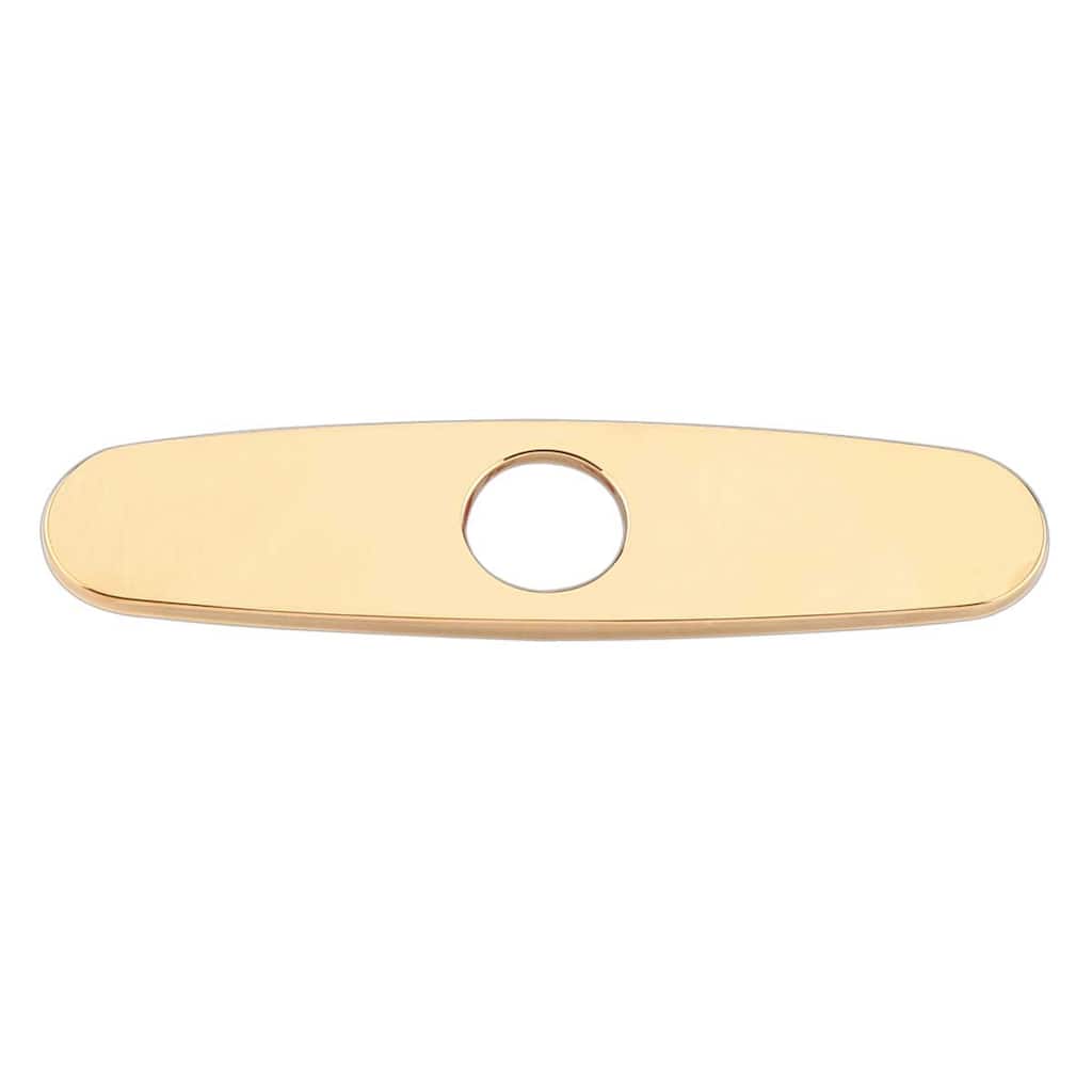 Faucet Hole Cover Plate Brass Widespread 8" PVD Everlasting Finish for Single Hole Faucet Renovators Supply