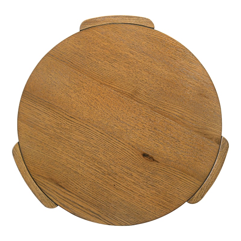 Furniture of America Minst Modern Wood Round End Table