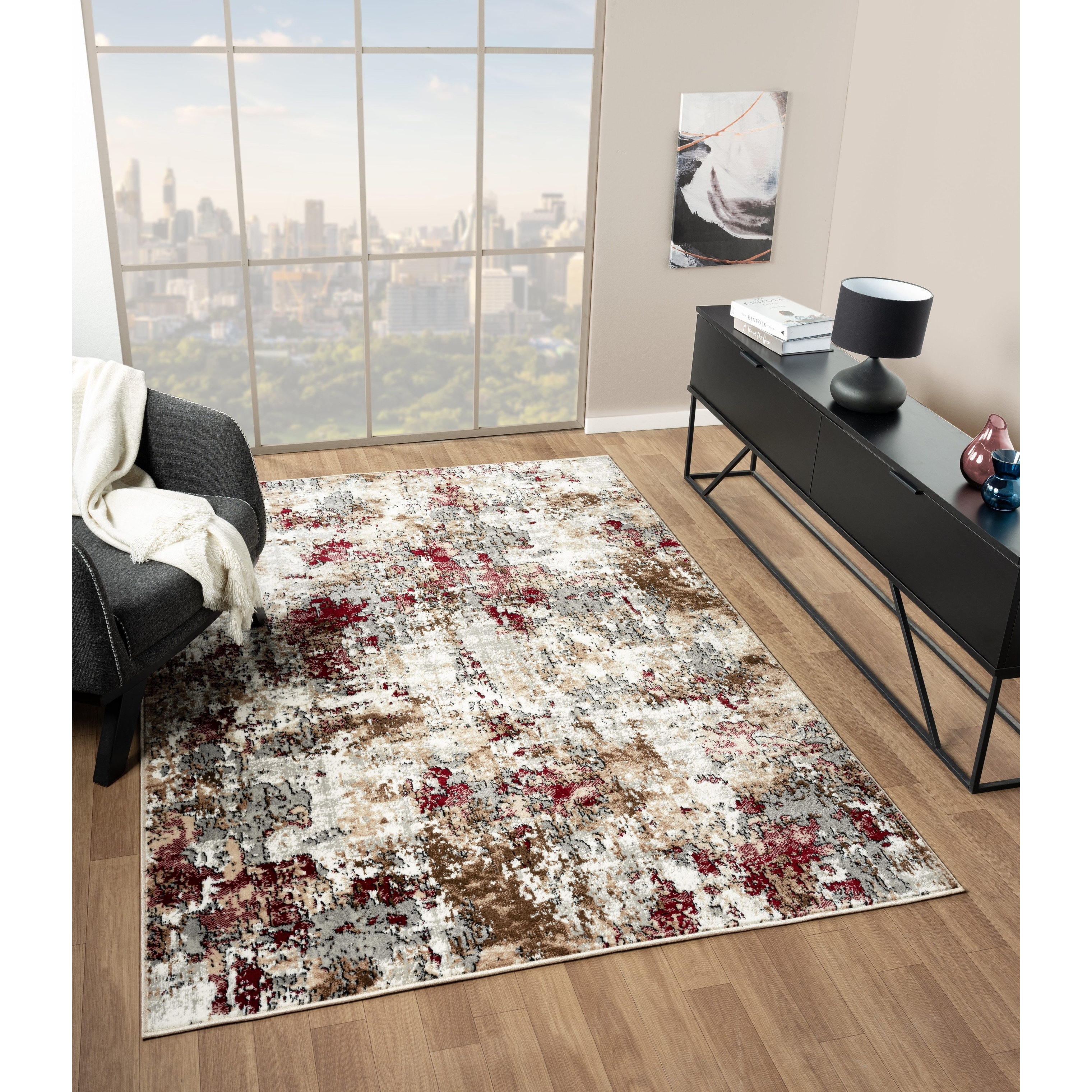 MDA Rugs Kimberly Collection Abstract Area Rug