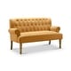 preview thumbnail 42 of 68, Arete Upholstered Tufted Settee Loveseat by Moser Bay Home