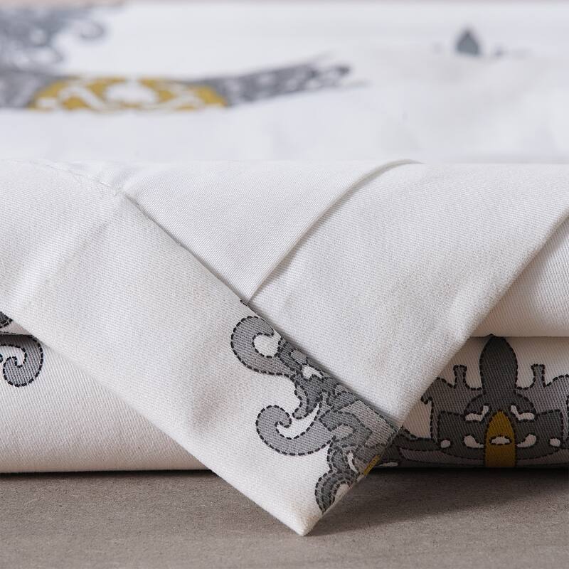 Exclusive Fabrics Mayan Printed Cotton Curtain (1 Panel)