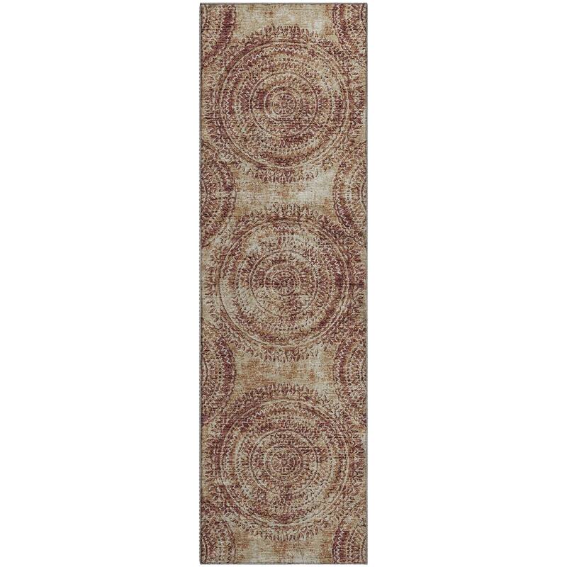 Premium Washable Super Soft Boho Medallion Mayfield Rug