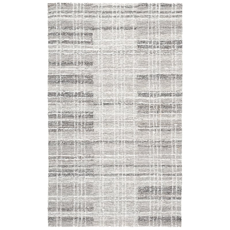 SAFAVIEH Handmade Metro Gaia French Country Wool Rug - 3' x 5' - Grey