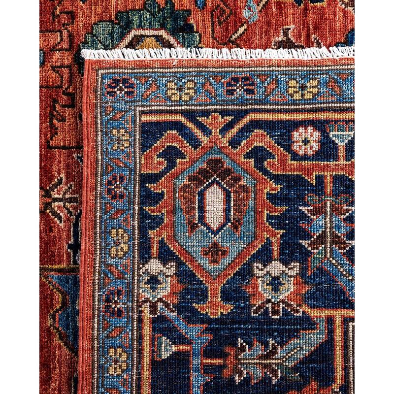 Serapi One-of-a-Kind Hand-Knotted Area Rug - Red, 8' 0" x 9' 10" - 8' 0" x 9' 10"