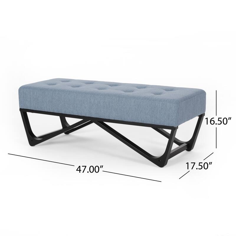 Modern Upholstered Bench for Bedside Living Room and Entryway