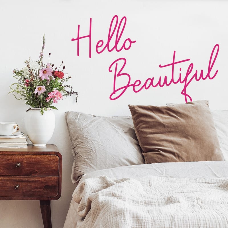 Tempaper Hello Beautiful Removable Wall Decal (1 Sheet)