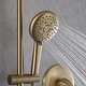 preview thumbnail 23 of 44, Modland 5-Spray Shower System - 10" Rainfall, Pressure Balance Valve, Matte Black/Gold/Nickel