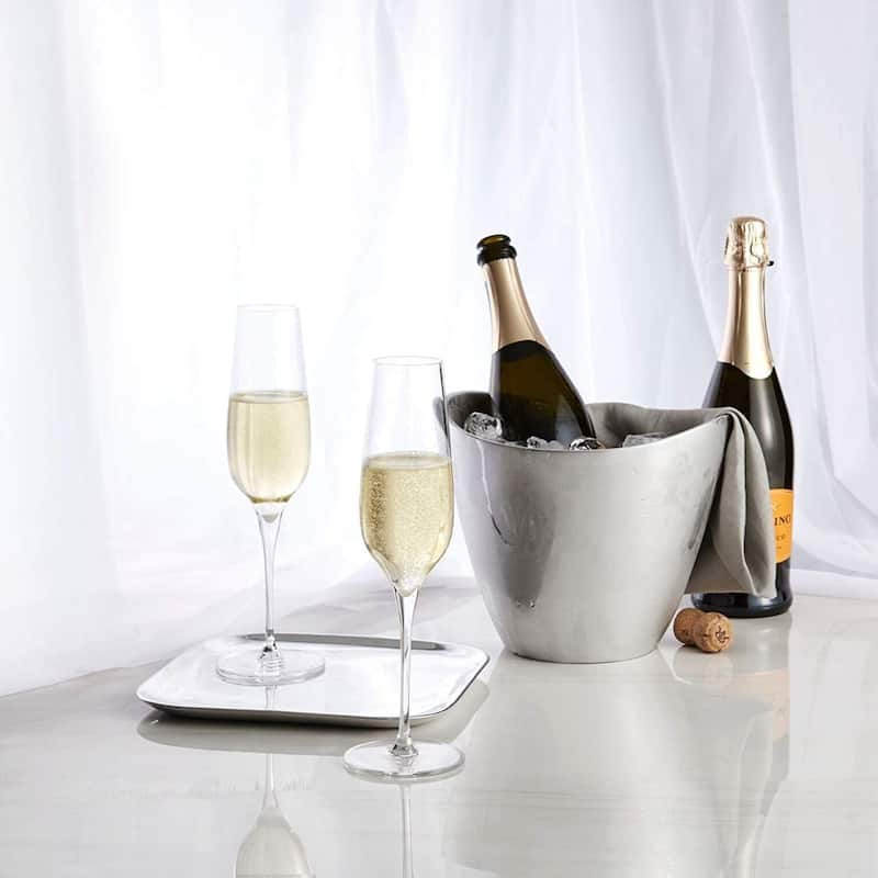 Nambe Vie Champagne Bucket - 9” D x 7.5” H