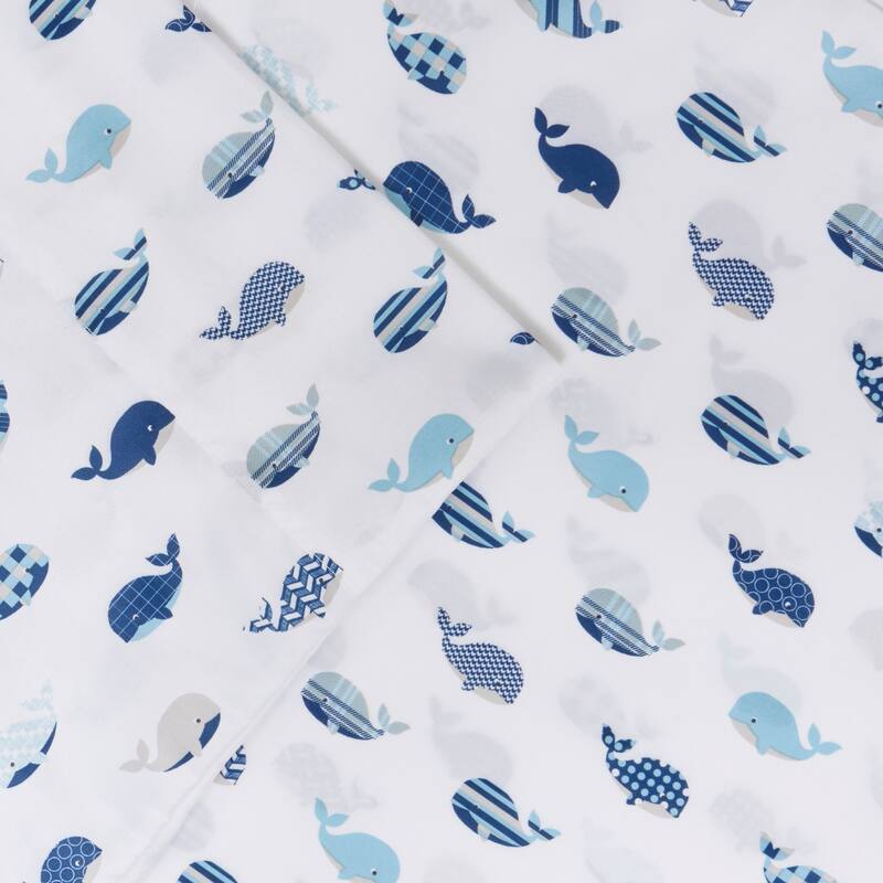 Intelligent Design Printed Microfiber Bed Sheet Set