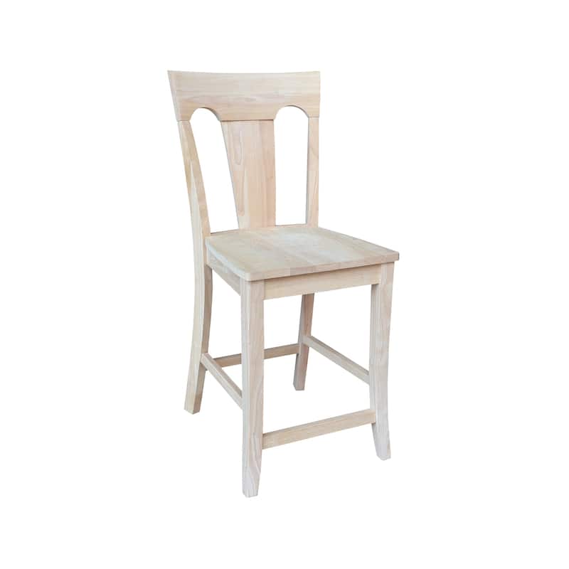 Elle Solid Wood Counter Height Stool - 24"