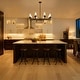 preview thumbnail 28 of 29, Modern Black Farmhouse Chandelier Dining Room Light Fixture Over Table Industrial Lighting for Living Room Foyer Kitchen