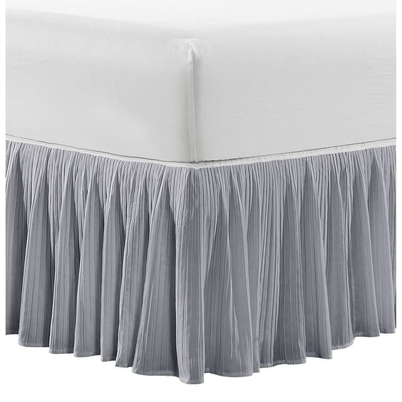 Serenta 18 Inch Drop Diamond Square Matching Bed Skirt