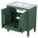 preview thumbnail 13 of 19, Modern 30" Bathroom Vanity with Sink and Soft Close Door Hinges