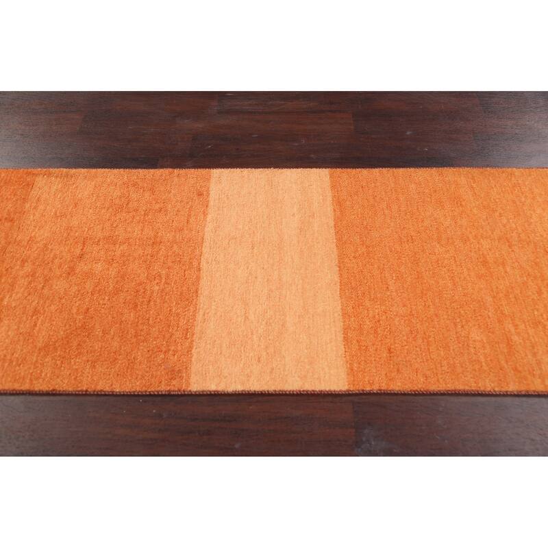 Modern Oriental Gabbeh Kashkoli Long Runner Rug Wool Handmade - 2'6" x 20'8"