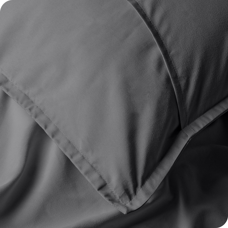 Bare Home Double Brushed Pillow Shams (Set of 2)