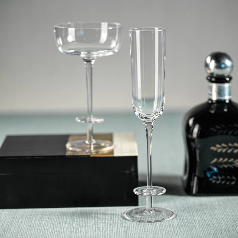 Ganvie Champagne Coup / Martini Glasses, Set of 4