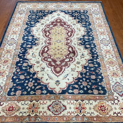 HERAT ORIENTAL Handmade Oushak Wool Rug - 5'11" x 7'10"