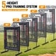preview thumbnail 3 of 6, Zealfeel 9-Hole Baseball Pitching Net: 5-Height Adjustable Trainer with Strike Zone & Home Plate - 9-Hole 5-Height