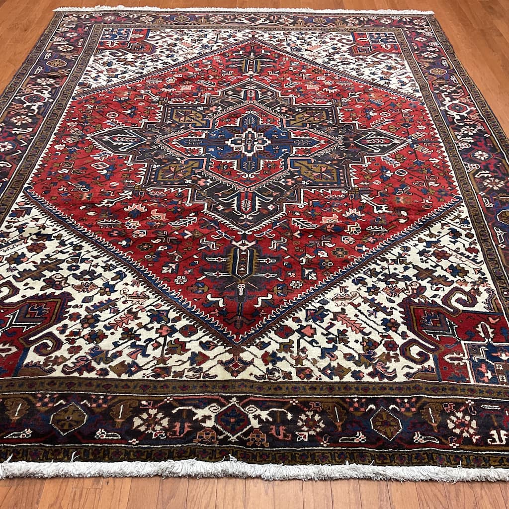 HERAT ORIENTAL Handmade Fine Heriz Rug - 8'7" x 10'9"