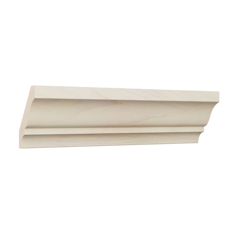 WM52: 2-1/4-in H x 1-2/3-in P x 2-3/4-in F x 96-in L Americraft Solid Hardwood Stain Grade Crown Moulding