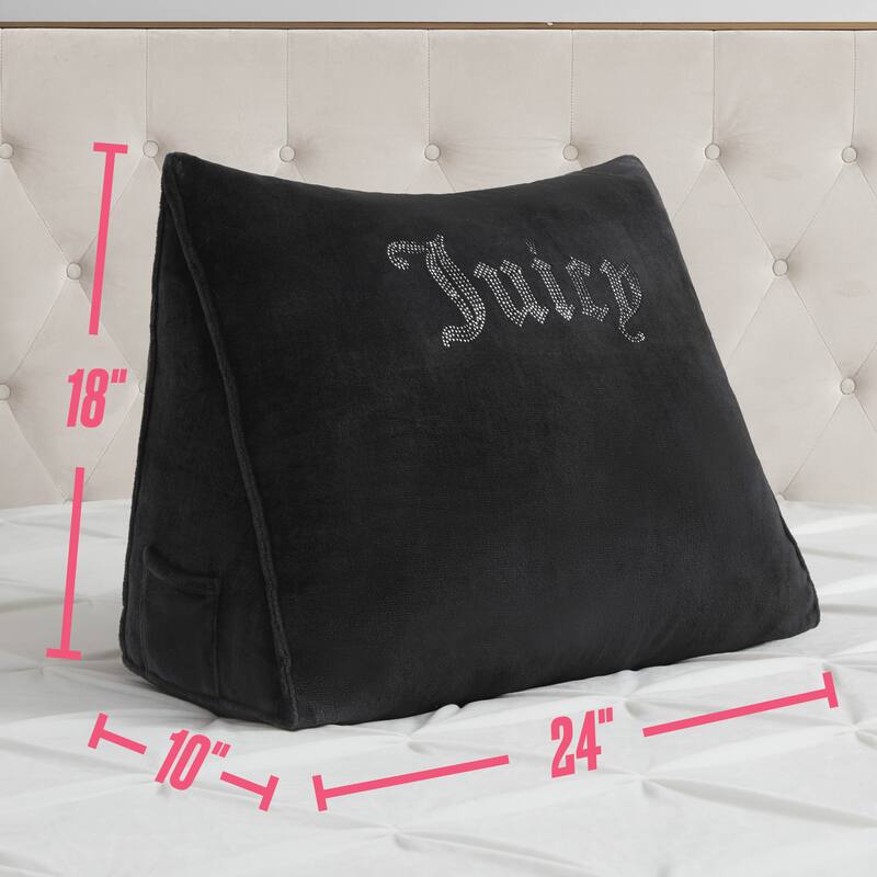 Juicy Couture Rhinestone Pillow Wedge 1-Piece