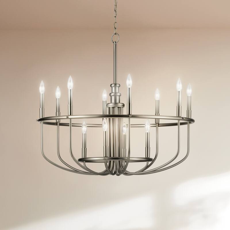 Kichler Lighting Capitol Hill 12-Light Chandelier Brushed Nickel