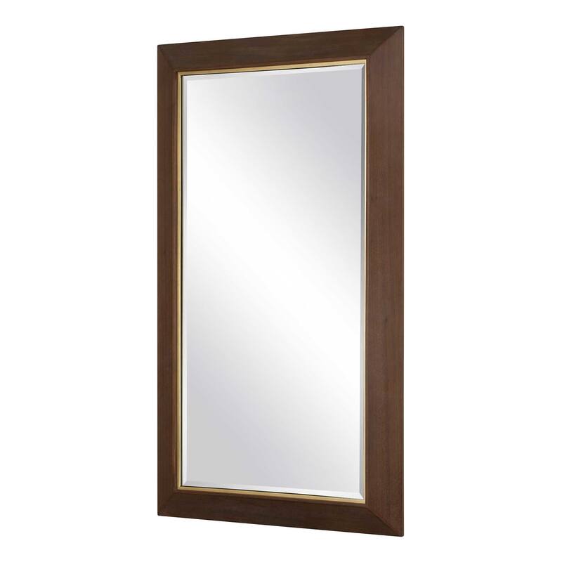Uttermost 08248 Matheson 37-3/4"W x 68"H Rectangular Beveled Metal and