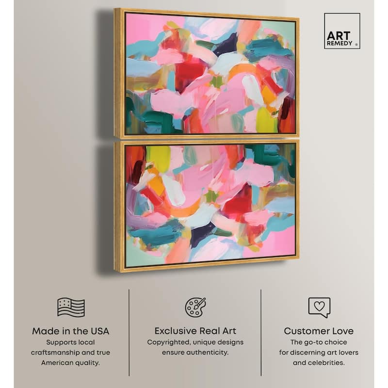 Gold Dust I Canvas by Art Remedy