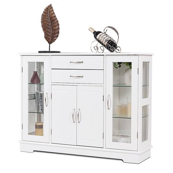 glass door kitchen cabinet with drawers shop for buffet storage cabinet console cupboard w glass glass door kitchen cabinet with drawers shop for buffet storage cabinet console cupboard w glass