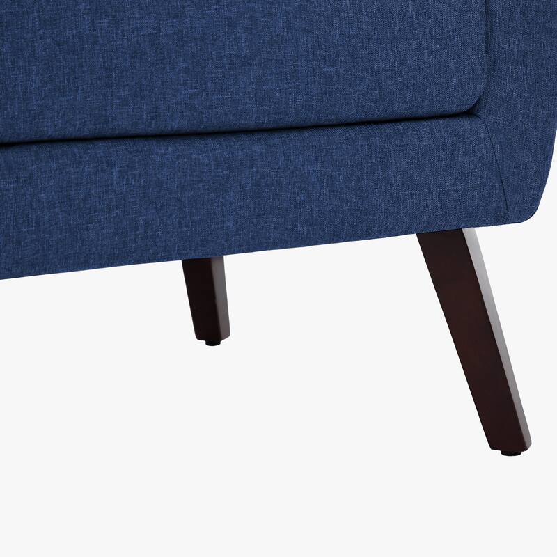 Upholstered Armchair with Wide Back Accent Chair